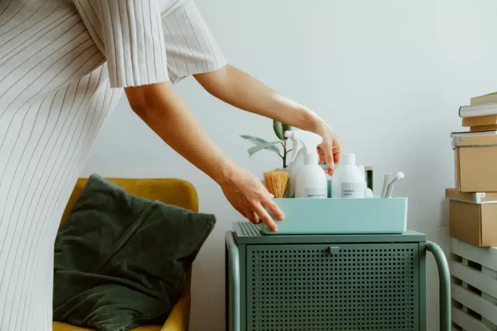 clean minimal home with non toxic lifestyle products