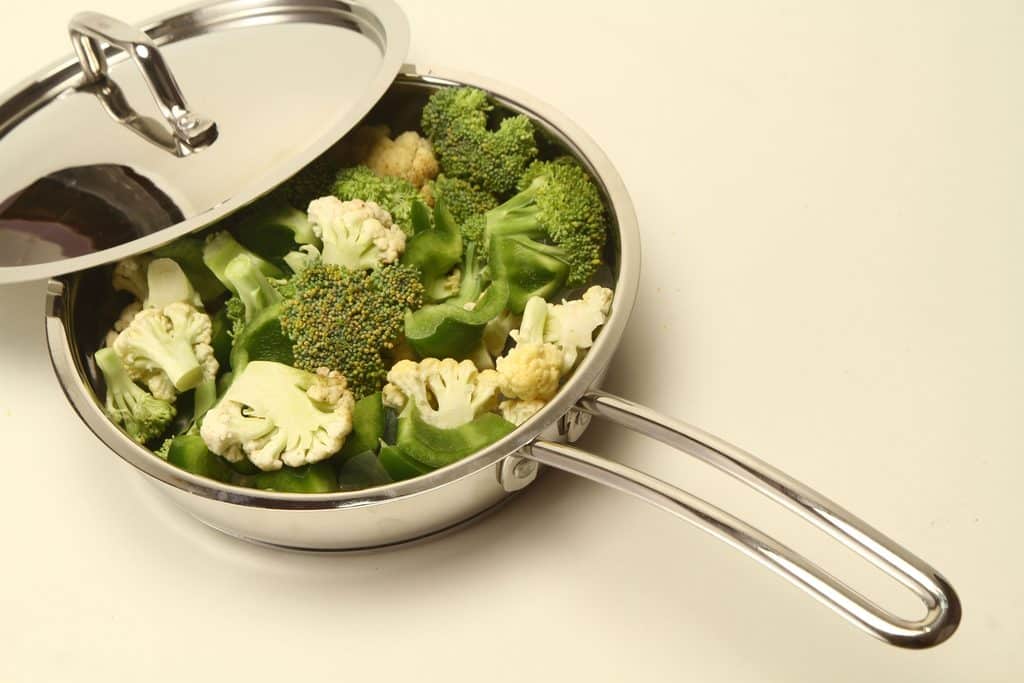 Stainless steel frying pans for non-toxic cooking